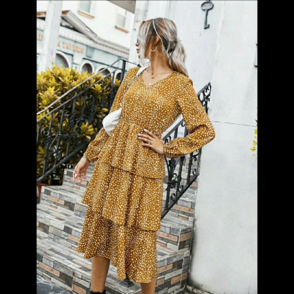 NWT Ruffle Dress - Picture 4 of 8